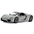 Miniatura  Porsche 918 Spyder Welly Prata 1/18 - Imagem 1