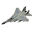 Miniatura Jato F-15 Força Aérea EUA Multi-Role Fighter  1/72 - Imagem 3