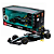 Miniatura Bburago Mercedes W15 C/ Boneco Lewis Hamilton 1/24 - Imagem 1