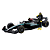 Miniatura Bburago Mercedes W15 C/ Boneco Lewis Hamilton 1/24 - Imagem 2