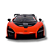 Miniatura Controle Remoto Rastar McLaren Senna 1/14 - Imagem 6