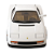 Miniatura KK-Scale Testarossa Monospeccio 1984 Branco 1/12 - Imagem 6