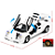 Lamborghini Countach LP500S Luz Branco  c/ Acrílico 1/32 - Imagem 5