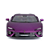 Miniatura Lamborghini Temerario 2024 Roxa – Bburago 1/18 - Imagem 3
