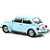 Miniatura VW Fusca 1303 1973 Azul Claro Norev 1/18 - Imagem 4