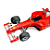 Miniatura Ferrari F2002 Schumacher França GP 2002 1/18 - Imagem 2