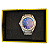 Relógio Masculino Hublot 007 ZX StainLess PrataAnalógico - Imagem 5