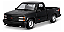 Miniatura Chevrolet 454 SS Pick-Up 1993 1:24 Maisto Preto - Imagem 4