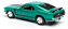 Miniatura Ford Mustang Boss 302 1970 1:24 Maisto Verde - Imagem 2