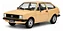 Miniatura Volkswagen Gol Bx 1984 Bege escala 1/24 - Imagem 4
