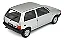 Miniatura Fiat Uno S 1985 Prata 1/24 coleção - Imagem 4