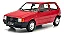 Miniatura Fiat Uno S 1985 Vermelho escala 1/24 coleção - Imagem 1