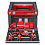 Race Formula Scuderia Ferrari SF-25 Pit Pass #44 Burago 1/43 - Imagem 3