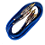 CABO BLINDADO 2RCA X 2RCA 4MM GOLD COM MOLA 5M AZUL MXT - Imagem 3