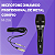 MICROFONE COM FIO DINAMICO PRETO PROFISSIONAL COM CHAVE - MOD: M-235 - MXT - Imagem 2