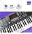 Teclado Musical 128 Timbres e 300 Ritmos Estudante Preto M-T1280 MXT - Imagem 6