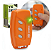 Controle Remoto Portao Laranja  TX DECO IPEC - Imagem 1