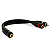 CABO Y 2RCA MACHO 1RCA FEMEA 25CM 5MM PRETO MXT - Imagem 1