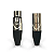 Cabo de Microfone XLR Canon Macho XLR Canon Femea 1m Preto  KATO - Imagem 2