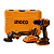 Kit Parafusadeira + Esmerilhadeira + 2 baterias 4.0Ah 20V Com Discos de corte Brocas Ingco - Imagem 7