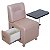 Cadeira Cirandinha Manicure Viena Estofado Rosê Facto - Imagem 2