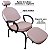 Cadeira Conforty + Mocho Maquiagem Cílios Sobrancelha Rosê - Imagem 2