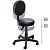 Cadeira Mocho Fit giratório encosto e regulagem altura Preto - Imagem 2