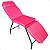 Kit Estética Maca 3 pos Mocho Escada e Carrinho Estofado Pink - Imagem 2