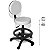 Cadeira Mocho Giratório COM ARO PINK FACTO For-Ty - Imagem 2