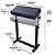 Kit Tattoo Bancada + Apoio braço Tatuador + Suporte Tatuagem Preto - Imagem 12