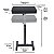 Kit Tattoo Bancada + Apoio braço Tatuador + Suporte Tatuagem Preto - Imagem 13