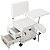 Cadeira Cirandinha Manicure Pedicure Evolux Com Gavetas e Rodinhas - Imagem 3