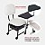 Kit Manicure Cadeira Cirandinha com Apoio Gaveta e Rodinhas + Carrinho Auxiliar For-ty - Imagem 9