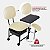 Kit Manicure Cadeira Cirandinha com Apoio Gaveta e Rodinhas + Carrinho Auxiliar For-ty - Imagem 14