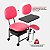 Kit Manicure Cadeira Cirandinha com Apoio Gaveta e Rodinhas + Carrinho Auxiliar For-ty - Imagem 15