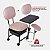 Kit Manicure Cadeira Cirandinha com Apoio Gaveta e Rodinhas + Carrinho Auxiliar For-ty - Imagem 17