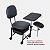 Kit Manicure Cadeira Cirandinha com Apoio Gaveta e Rodinhas + Carrinho Auxiliar For-ty - Imagem 10