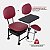 Kit Manicure Cadeira de Cliente + Cadeira Cirandinha com Gaveta Apoio e Rodinhas For-ty - Imagem 11