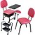 Kit Manicure Cadeira Cirandinha com Gaveta + Cadeira de Cliente + Carrinho auxiliar For-ty - Imagem 1