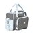 Bolsa Maternidade Monte Carlo Cinza e Azul M - Imagem 2