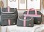 Kit Classic Cinza com Rosa - Kit Bolsa Maternidade 3 peças - Imagem 2