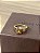 Anel Louis Vuitton em metal com acabamento dourado - Imagem 1