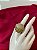 Anel Meio Pavê em Ouro 18k com Diamantes - Imagem 1