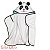 Toalha de Banho Infantil Panda Shushu - Imagem 1