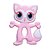 Mordedor de silicone gato rosa Girotondo Baby - Imagem 1