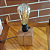 Luminaria decorativa em madeira modelo Cubo Acompanha Lâmpada - Imagem 7