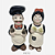 Casal de cozinheiros decorativos - Enfeite em ceramica para cozinha - Imagem 9