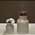 Conjunto vasos para decoração em cerâmica estilo Latão - Imagem 6
