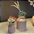 Conjunto vasos para decoração em cerâmica estilo Latão - Imagem 5