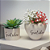 Vaso Coração e cachepot pequeno linha Gratidão - Imagem 1